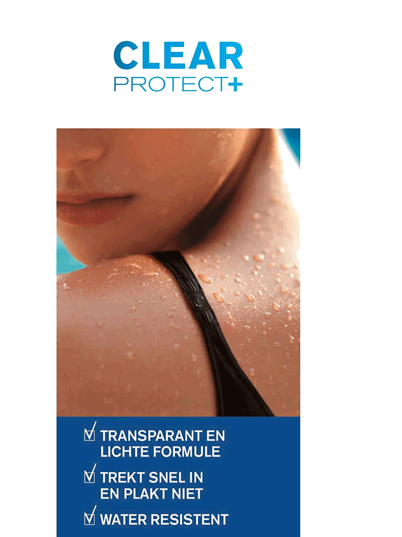 Water resistant Clear Protect Transparante spray SPF 30